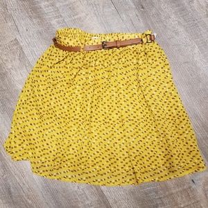 Yellow skirt
